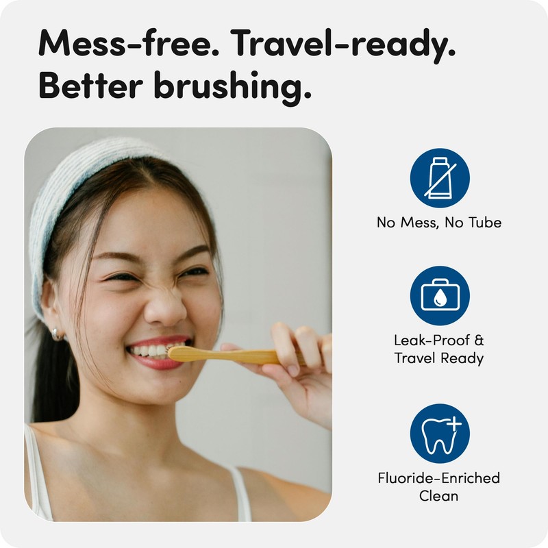 Sonisk Toothpaste Tablets – Travel-Friendly, Mess-Free Alternative to Traditional Toothpaste