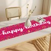 Children's Birthday Tablecloth, 183 x 33 cm, Linen Tablecloth Birthday,