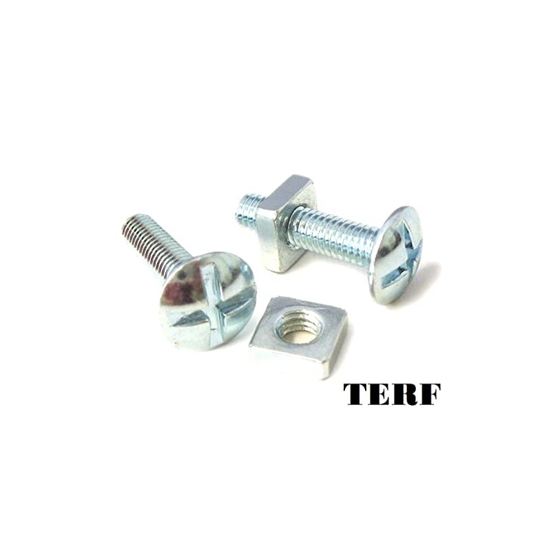 TERF® M8 X 140mm Roofing Bolt with Square Nut M8