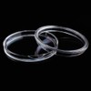100Pcs 30mm Clear Coin Capsules Case Coins Holders Specie Organizer