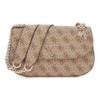 Guess Erica jeans monogram shoulder bag - Women, The Brown,