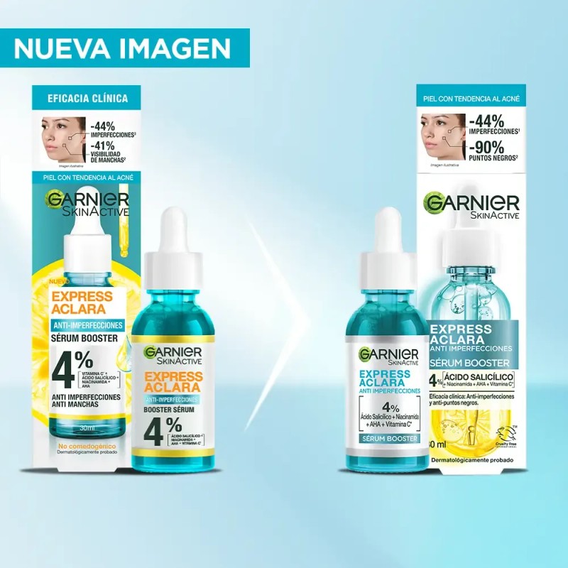 Garnier Sérum Antiacné Con Acido Salicílico Día-noche 30ml