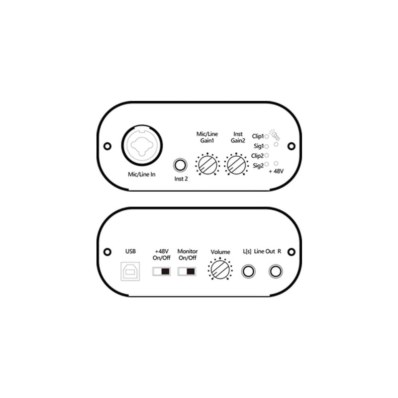 Product Number: ALT MIDITECH AUDIOLINK Light, 2 inputs, 2 outputs,