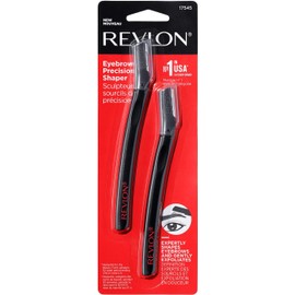 Moldeador de cejas de precisión, reutilizable, fácil de quitar pelos no deseados, acero japonés de alta calidad con protector protector Negro