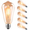 HESSION ST64 LED Edison Bulbs, 4W Equivalent 40W, Soft Light