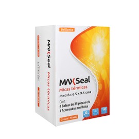Mica térmica MAX Seal Club 10 mil 100 pzs 6.5x9.5 cm