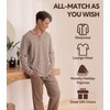 DAVID ARCHY 100% Cotton Men's Pyjamas Sets, Men's Loungewear Set