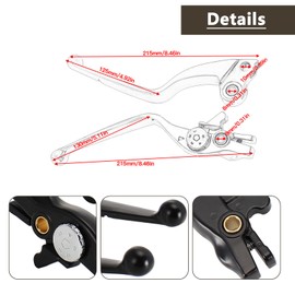 GIDIBII Brake Clutch Levers Set Compatible with Indian Chief Vintage, Chieftain, Roadmaster, Springfield, Challenger, Pursuit Limited 2019-2024