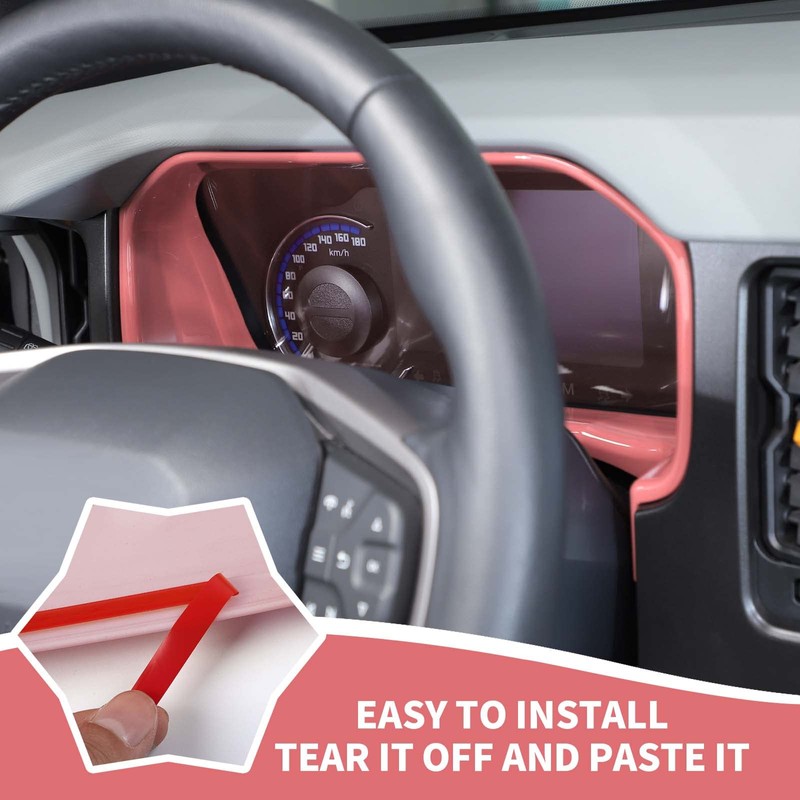 RAZPOY for Bronco Dashboard Panel Trim, Center Control Dash Board