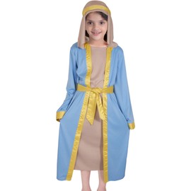 Kids Girls Xmas Nativity - Mary Costume 6-8