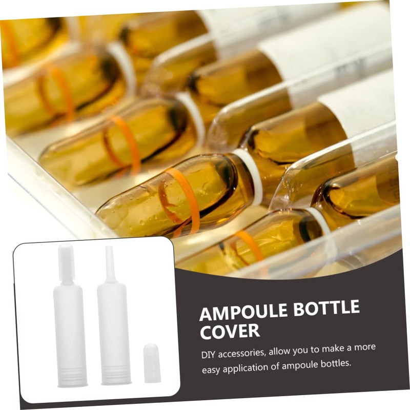 FOMIYES 25pcs Ampoule Bottle Drop Covers for Women Skincare Hyaluronic