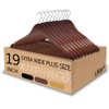 Urby Extra Wide Hangers for Plus Size Clothes, Ganchos para