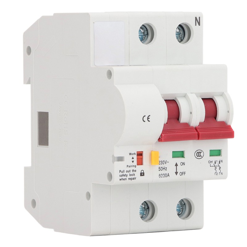 Smart Circuit Breaker Active Passive Signal Control 2P Miniature Breaker