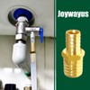 Joywayus Hose Barb Reducer 3/4" to 1" Barb Fitting Reducing