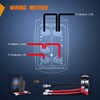Gebildet Blue LED Light Bar Rocker Switch 5-Pin Laser On/Off
