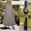 Rainproof Chiminea Stove Cover Dustproof Heater Cover for Outdoor Garden