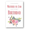 Second Ave Flower Mother-in-Law Birthday Greetings Card