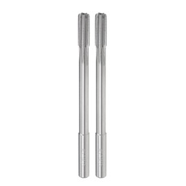 CoCud Machine Chucking Reamers, 5.6mm Diameter D4 Accuracy, M35 Cobalt High Speed Steel Straight Flutes Milling Cutter - (Applications: for Lathe Machine), 2-Pieces