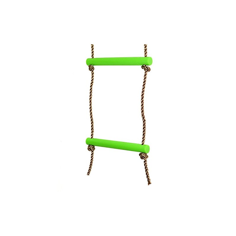 COMINGFIT® Sturdy Indoor/Outdoor Rope Climbing Ladder for Kids(Green)