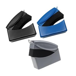 Cepillos de Esponja para Neumáticos, 3 Piezas Esponja Limpieza Coche, Cepillo Curvado, Cepillo Limpieza Neumáticos con Tapa, Herramienta de Limpieza C