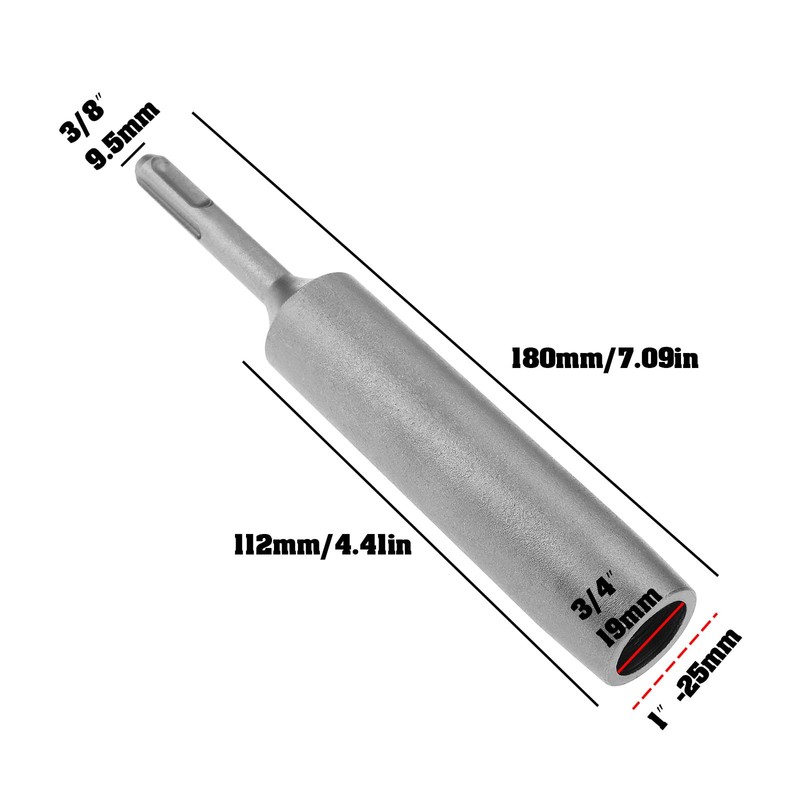 Briny River SDS-Plus Ground Rod Driver for 5/8" and 3/4"