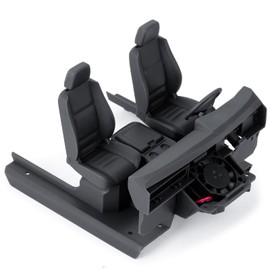 WEFEINO RC Car Body Interior Shell Decoration Upgrade Parts for 1/18 Tra-xxas TRX4M K10 RC Crawler Car