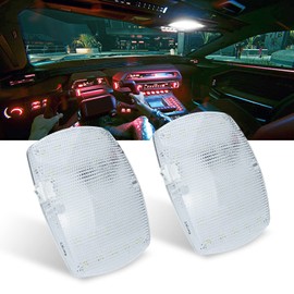 WOWLED Interior Light 10W 48 LED Universal Bright Interior Light with ON/OFF Switch for 12V-85V Car Van Truck Lorry Camper Boat Caravan Motorhome Dome Ceiling Light 2PCS