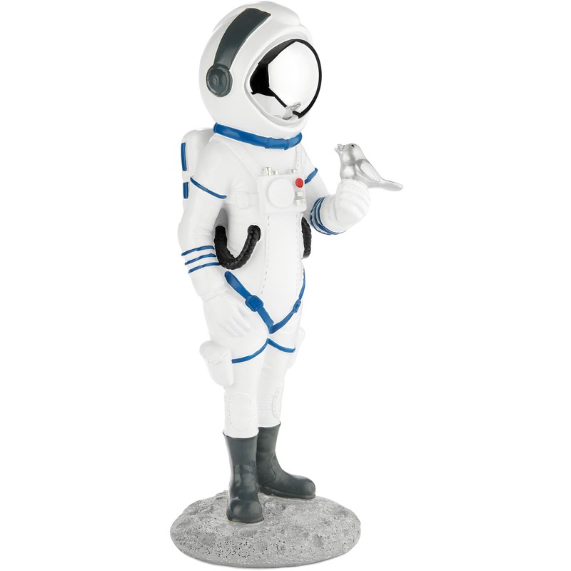 BRUBAKER Decorative Astronaut with Small Bird - 30 cm Spaceman