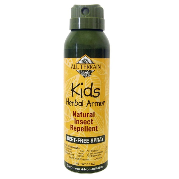 All Terrain Kid's Herbal Armor Deet-Free Natural Insect Repellent Continuous Spray, 3-Ounce Bottle