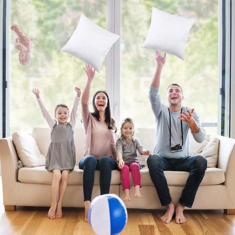 Utopia Bedding Throw Pillows Insert (Pack of 2, White) -