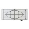 Elama 6 Foot Folding Table in White Plastic, Folding Table,