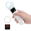 Hot Cold Face Massager Handheld Facial Vibration Massager Red Blue