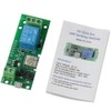 Urjumpea WiFi Wireless Intelligent Remote Control Module,Inching Self-Locking Relay Module,
