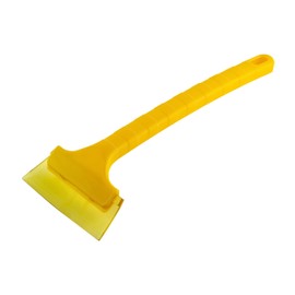 GWOZI Ice Scrapers for Car Windshield - Flexible Brass Blade Window Scraper for Car, Truck - Windshield Scraper Tool for Frost & Snow Removal - Car Ice Scraper with Long Handle, Scratch-Free