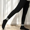 Black Full Sole Non-slip Yoga and Pilates Socks Women's Pink 3ea