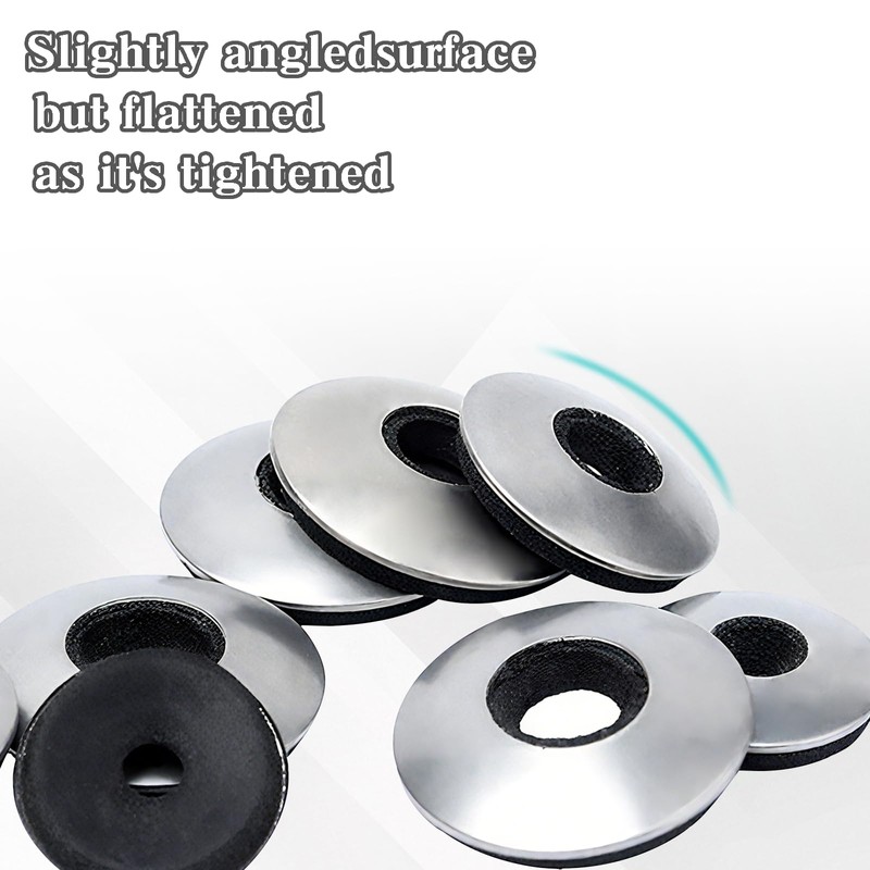 YUESIKJ EPDM Sealing Washers M8 x 19 mm Stainless Steel