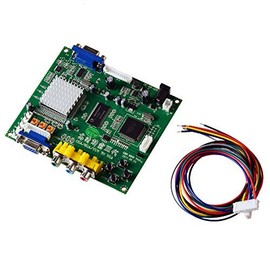 Mcbazel Arcade Game RGB/CGA/EGA to VGA HD Game Video Output Converter Board for Arcade Game Monitor to CRT LCD PDP Projector