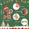 12PCS Gingerbread Ornaments, Ginger Man Ornament with Strings, Gingerbread Man