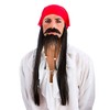 Wicked Costumes Mens Pirate Set, Bandana with attached hair, Beard