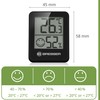 Bresser Temeo Thermometer Hygrometer, Hygro Indicator Set of 3 for