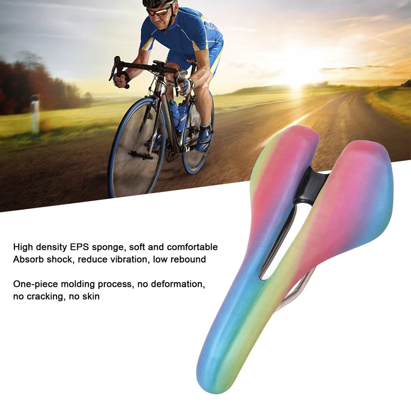 Bike Seat Mountain Road Bike Folding Bike Colored Hollow Circulation