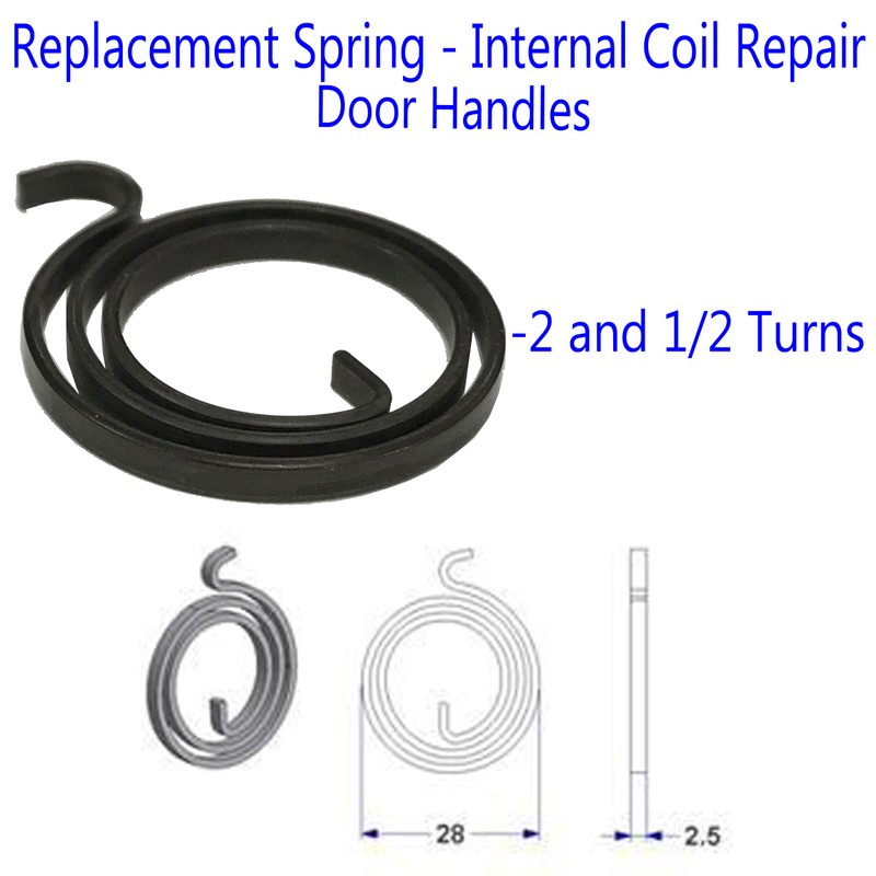 Door Handle Repair Kit 2 Springs and 2 Circlips (2.5