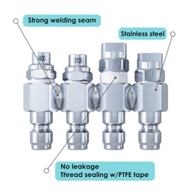 Jariko - JRod Pressure Washer Nozzle 4 GPM - High Pressure Hose Nozzle - 1/4" Quick Connect for Soft Wash System - J Rod Pressure Washer - 4 Tip Soft Wash Nozzle - Pressure Washer Accessories