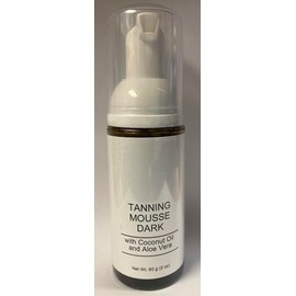 Jolie Tanning Mousse Dark With Coconut Oil & Aloe Vera 2 oz Travel Size