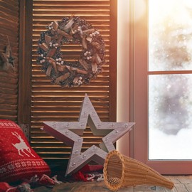 Ciieeo Cornucopia Basket Horn of Plenty Basket for Table Centerpiece Rattan Storage Basket Wicker Serving Platter Autumn Fall Thanksgiving Decorations