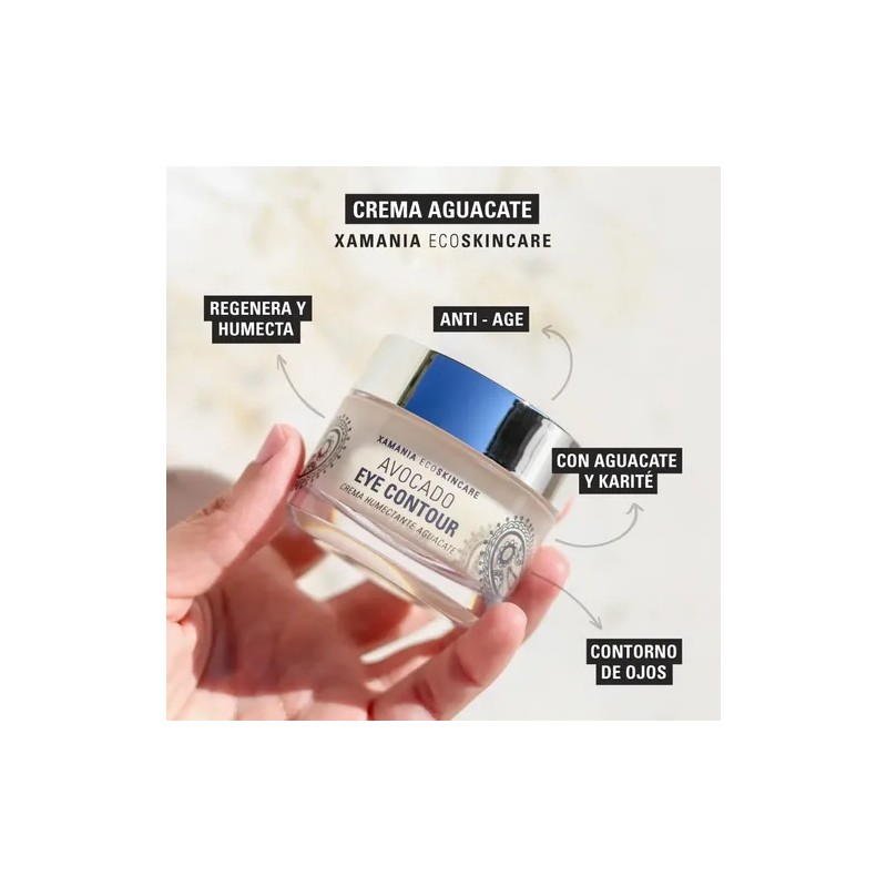 Xamania Crema Aguacate Anti Age. Contorno Ojos Y Arrugas