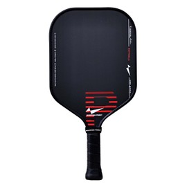 Warping Point Rhythm 16mm Carbon Fiber Pickleball Paddle, Wider Pickle Ball Racket for Control and Defensive Play, New 10mm Wide Honeycomb Core, Durable Friction Surface for Maximum Spin, Black