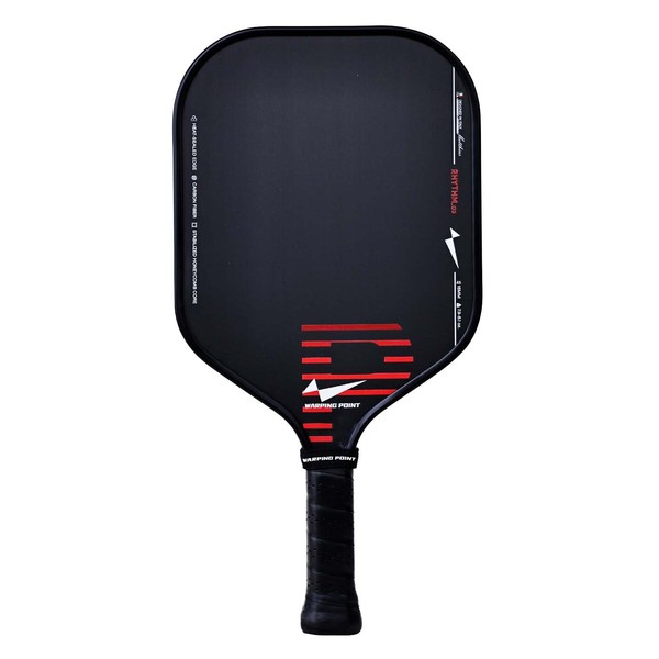 Warping Point Rhythm 16mm Carbon Fiber Pickleball Paddle, Wider Pickle