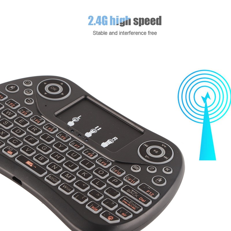 2.4G Wireless Keyboard Mini Keyboard Touchpad for IOS Android PC