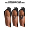 Semi Permanent Tattoos, Crocodile with 3D Shadow Design, Medium